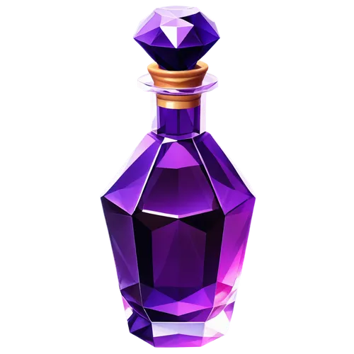 A crystal bottle containing a purple potion that emits purple smoke.,perfume bottle,parfum,poison bottle,perfume bottles,purple,perfumes,potions,liqueur,perfume bottle silhouette,potion,bottle surface