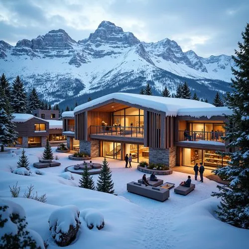 Ski Center Regionalism Style Design Ideas