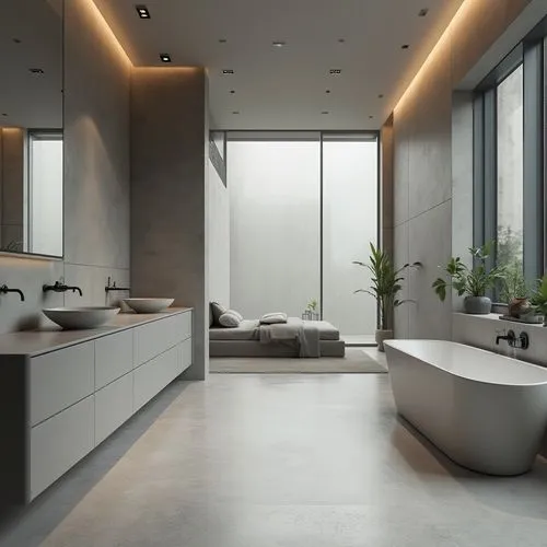  ,this room features huge, modern bathrooms and a full length window,modern minimalist bathroom,luxury bathroom,modern kitchen interior,modern kitchen,modern minimalist kitchen,interior modern design,