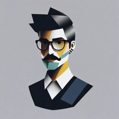 低面人物,pessoa,unamuno,romash,rissoa,groucho,moustache,bidoun,pharmacopeia,vector art,mustache,3d man,illustrator,egon,vector illustration,lowpoly,suprematist,logician,zarembski,mustachioed,erno