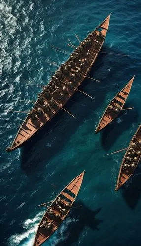 Brave 300 Spartans with swords run into battle, from the deck of a trireme to the shore of Greece,,hellenistic-era warships,wooden boats,trireme,ironclad warship,row boats,viking ships,naval battle,su