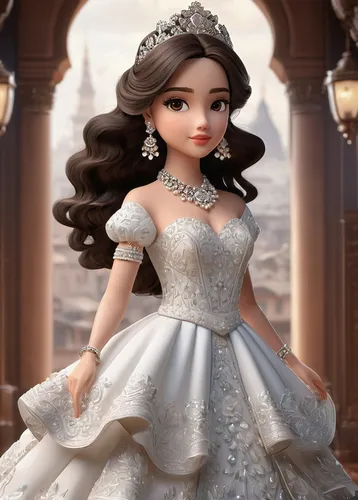 Bridal 0.3,princess sofia,bridal dress,bridal gown,ball gown,wedding gown,wedding dress,dressup,fairy tale character,silver wedding,maxon,princess anna,dress doll,bridal,white rose snow queen,ballgown