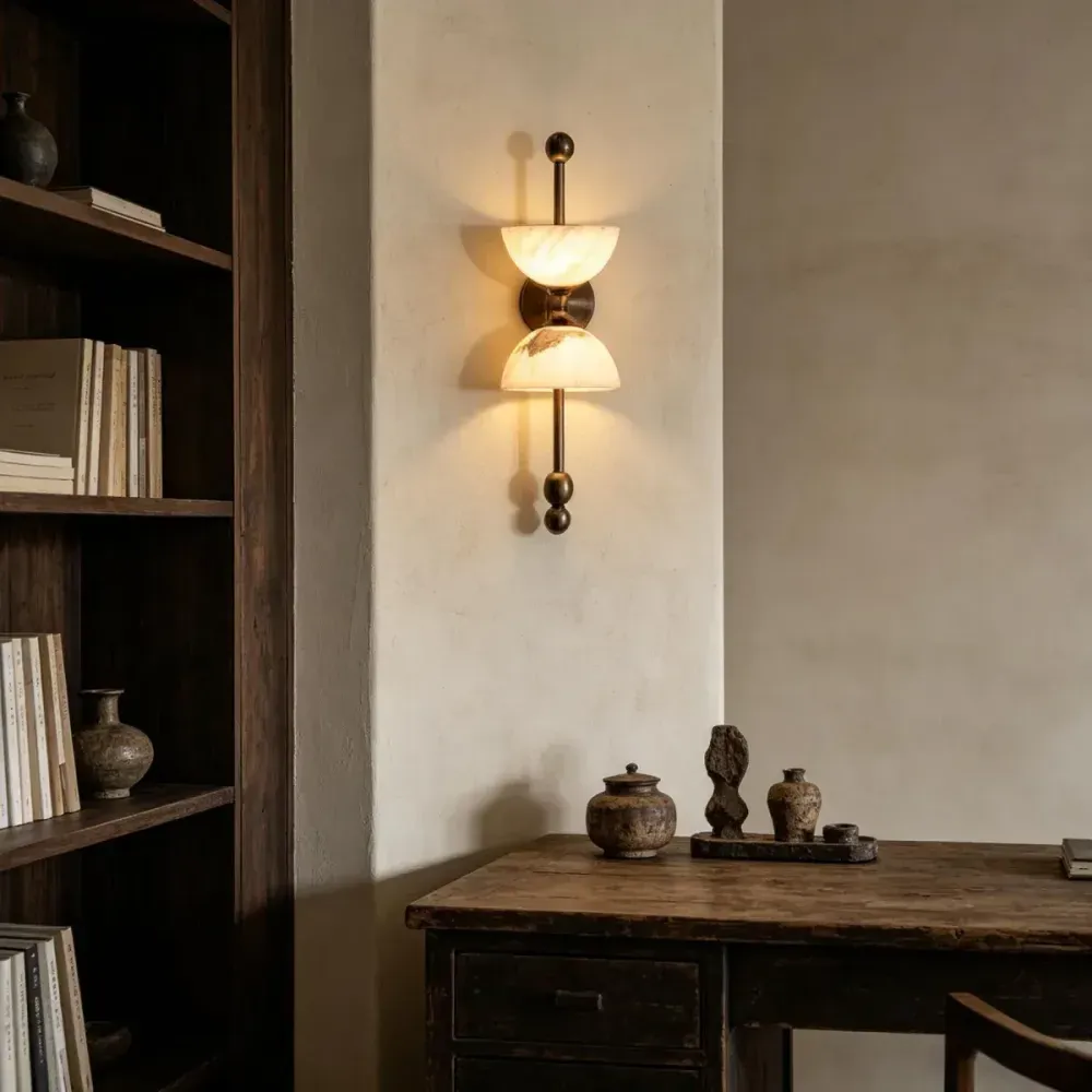 Totem Alabaster Wall Lamp