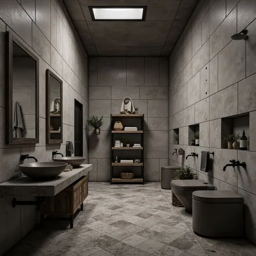 Bathroom Brutalism Style Interior Design Ideas