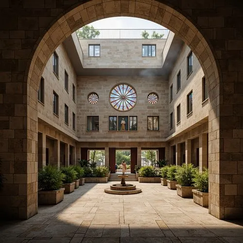 Religious Buildings Romanesque Style Design Ideas