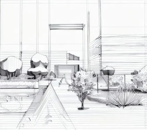 create a realistic sketch
,frame drawing,house drawing,landscape plan,archidaily,wireframe graphics,kirrarchitecture,sheet drawing,pencil lines,architect plan,wireframe,glass facade,school design,gard