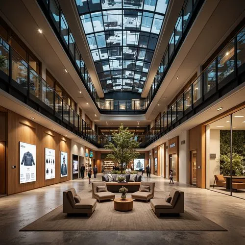 Shopping Centers Experimental Architecture Style Design Ideas
