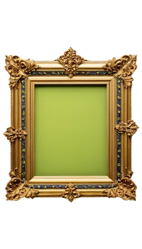 Framed picture, ornate gold frame, glass surface, rectangular shape, 3D effects, soft focus, warm color tone, vintage style, decorative patterns on frame, hanging on wall, slight tilt, morning light, 