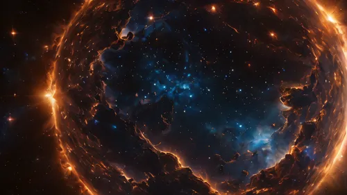 The universe creation timelapse, high quality, 8k, marvel cinematic view