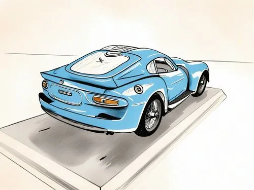 this is an illustration of a blue race car,illustration of a car,car drawing,muscle car cartoon,cartoon car,miniature car,small car,little car,miniature cars,toy car,model car,radio-controlled car,run