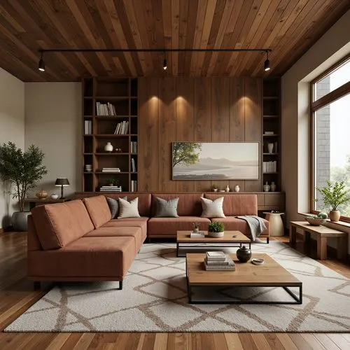 Apartment Mid-Century Modern Style Building Design Ideas