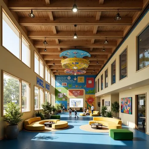 Youth Center Expressionism Style Building Architecture Design Ideas