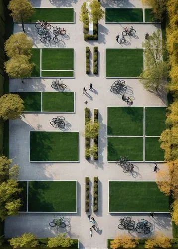 Politecnico di Milano university building, modern architecture, urban design, Italy, Milan, campus, greenery, glass façade, steel structure, geometric shapes, brutalist style, vibrant colors, abstract