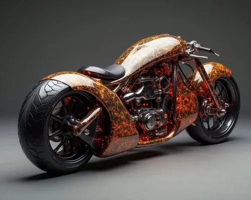 A futuristic gaa motorcycle designed for the urban commuter. The body is sleek and compact, with sharp, angular lines and a lightweight aluminum frame. The wheels are integrated into the body to minim