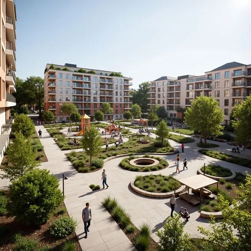 Social Housing Neoclassicism Style Architecture Design Ideas