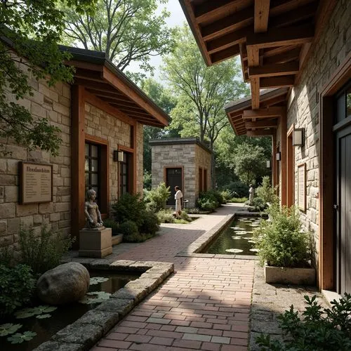 Rustic Style Memorial Center Building Design Ideas
