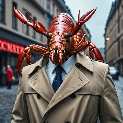 Lobster mobster in a trench coat
,lobinger,crayfish,headcrab,crustacean,lobster,zygon,yabby,hannibalsson,lobsters,crustacea,redant,crabb,the crayfish 2,crayfish 1,salaryman,cybertrader,hannibal,carabi