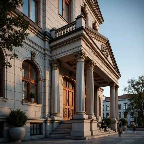 University Neoclassicism Style Building Architecture Design Ideas
