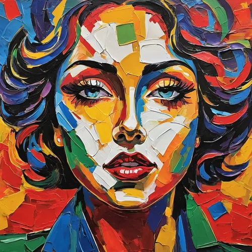 Step-by-step guide to launching a successful YouTube channel,popart,pop art woman,pop art style,cool pop art,pop art colors,marilyn,modern pop art,pop art girl,girl-in-pop-art,oil painting on canvas,p