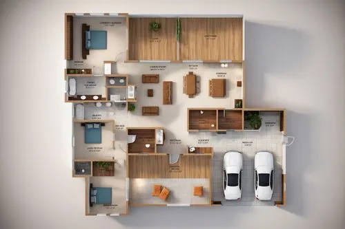 3 Bedroom House Design, Floor Plan, Cars,an apartment,apartment,shared apartment,apartments,floorplan home,apartment house,sky apartment,apartment complex,loft,apartment building,room divider,housing,