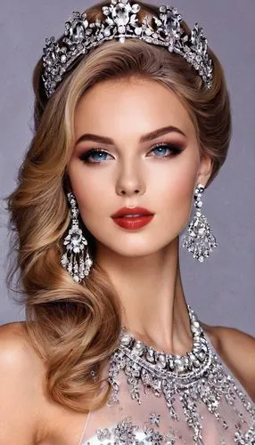 "Describe a Russian woman embodying beauty and elegance, with precise details on her:

a) **Physical Appearance**: facial features, skin tone, hair color and style, eyes, and any distinctive character