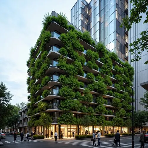 Skyscrapers Green Architecture Design Ideas