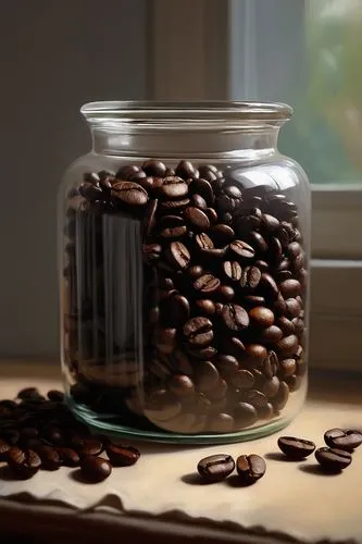 glass container with coffee beans,coffee beans,roasted coffee beans,coffee background,coffee seeds,coffee tumbler,coffee beans and cardamom,java beans,arabica,coffee roasting,ground coffee,coffee can,