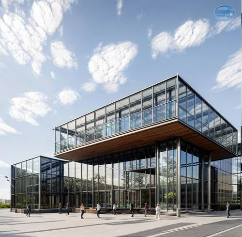glass facade,glass building,new building,structural glass,glass facades,office building,modern office,biotechnology research institute,modern building,school design,solar cell base,kettunen center,bus