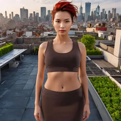 欧美,on the roof,rooftop,abs,roof top,siryn,kahi,athleta,crop top,midriff,atop,rooftops,mammadova,asami,fit,asian vision,johansson,leela,roof,female model,fei,Female,Southeast Asians,Outdoor,Urban Rooft