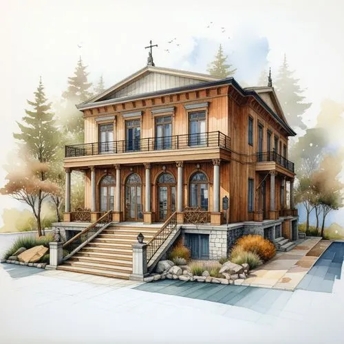 European Classic Greek Architecture
