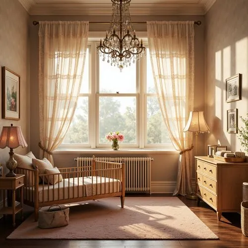Baby Room Victorian Style Interior Design Ideas