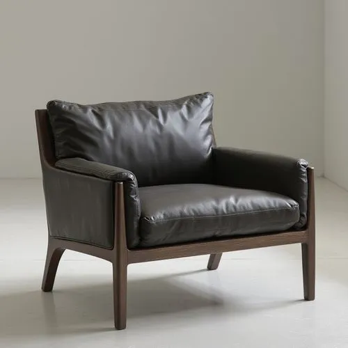 Furniture Design,a leather chair with an ottoman in it,minotti,ekornes,cassina,danish furniture,armchair,thonet