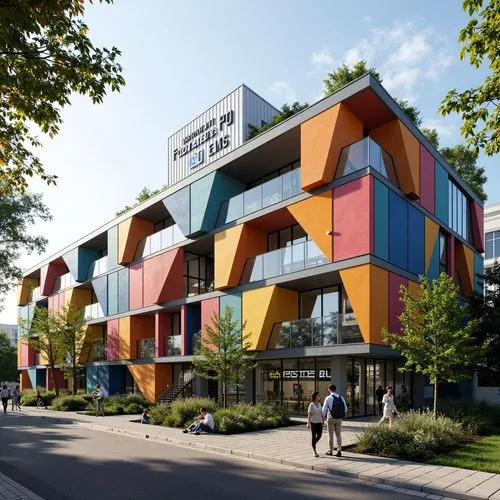 Futurism Style Schools Architecture Design Ideas