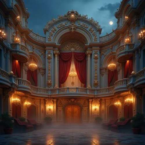 Theater Expressionism Style Residential Area Design Ideas