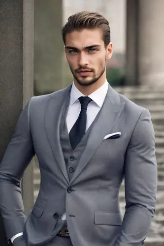 a man in a suit leaning against a wall,men's suit,men clothes,zegna,khavanov,haegglund,men's wear