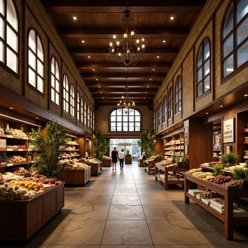 Grocery Store Renaissance Style Architecture Design Ideas
