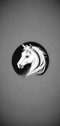 make this horse logo but  modern classy, sleek, and minimalist, with nothing in the background, no other objects,white horse,a white horse,equine,white horses,horse eye,black horse,arabian horse,pegas