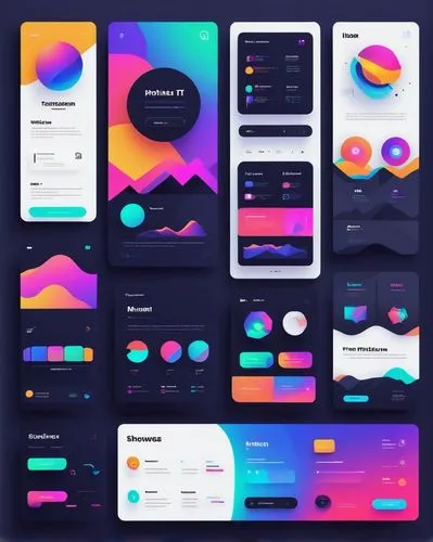 Digital art platform, instantart website, modern minimalist design, clean white background, colorful icons, trendy sans-serif font, hover effects, scrolling animation, flat illustration style, abstrac