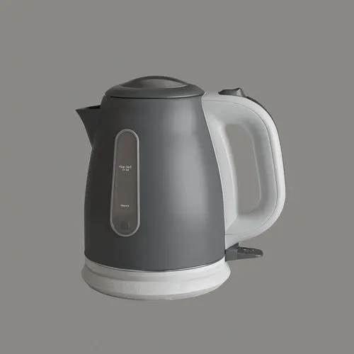 white and black,a gray and white electric kettle that is connected to an appliance,coffee percolator,coffee pot,coffeemaker,kettle,coffee maker,percolator,coffeemakers,tea pot,fragrance teapot,milk pi