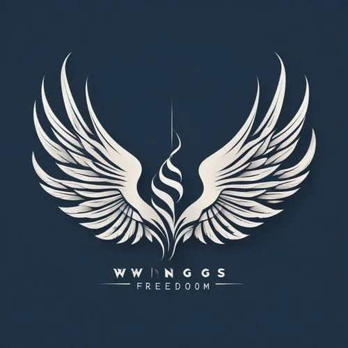 Wings of Freedom pattern, minimalist design,wingo,wehrung,wangs,wingti,weog,wongs,wigo,wcg,whitewings,wqs,wnu,wingnuts,whg,wgs,wings,whigs,wahlroos,wiryono,weyco,cygnes,Unique,Design,Logo Design