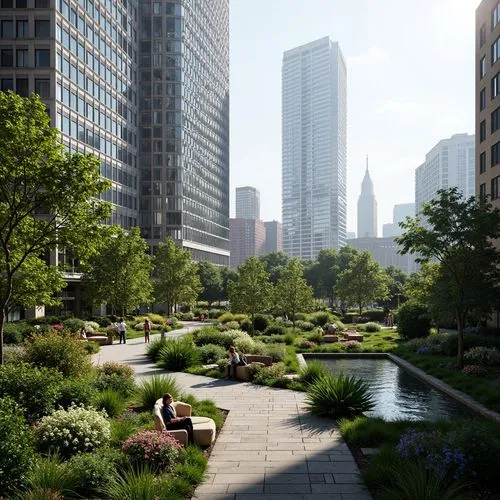 Skyscrapers Green Architecture Design Ideas