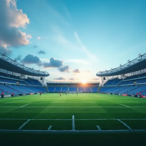 Art Nouveau Style Sports Field Architecture Design Ideas
