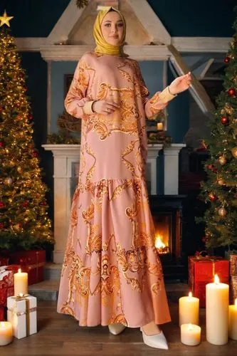 yanan şömine, yanan mumlar, romantik ortam, yılbaşı ağacı, hediyeler,an attractive lady standing next to christmas trees,retro christmas lady,santapaola,christmas angel,christmas woman,netrebko,retro 