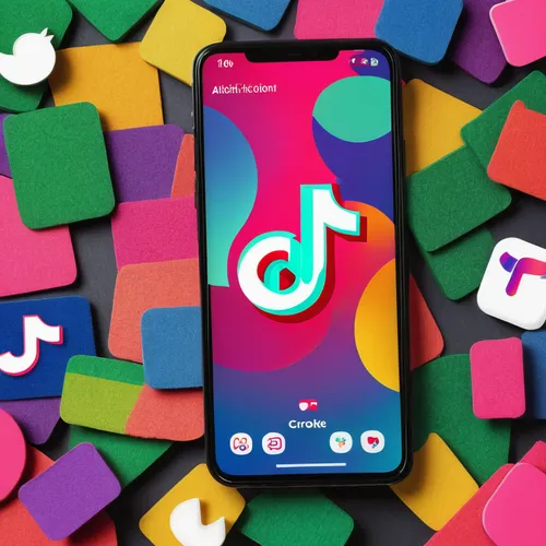 What are the best times to post on TikTok? Share your tips and tricks!,tiktok icon,music on your smartphone,colorful foil background,music digital papers,music border,music note paper,colorful backgro