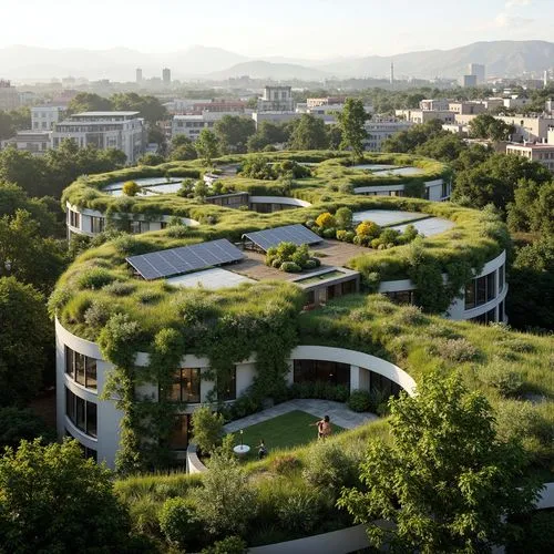 Green Architecture Style Building Design Ideas