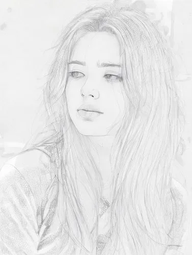 a femal,moretz,underdrawing,girl drawing,margaery,sketched,sketching,singular,angel line art,rotoscoped,digital drawing,behenna,uncolored,selly,krita,daveigh,girl portrait,disegno,penciling,margairaz,