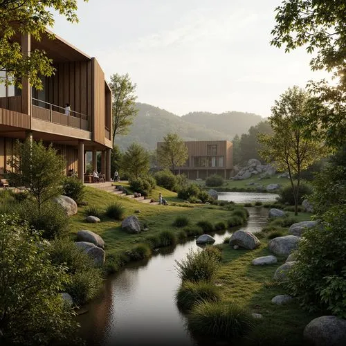 Library Romanesque Style Building Architecture Design Ideas