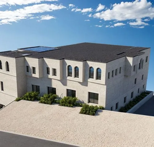 An ultra-realistic, photorealistic architectural visualization of the exact multi-story residential-commercial building shown in image_0.png. The scene is rendered in crisp, high-definition (8k resolu