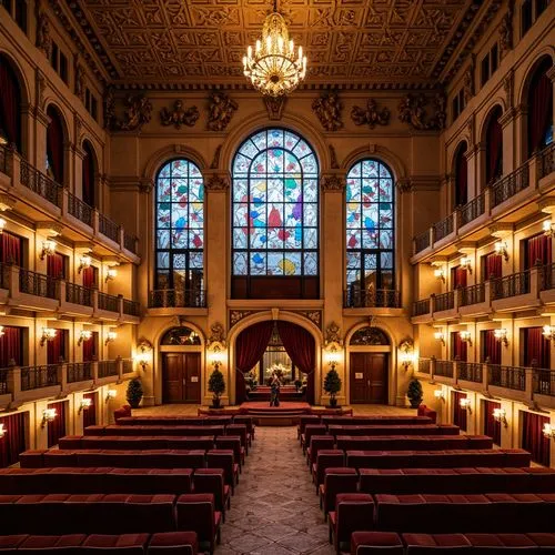 Opera House Romanesque Style Architecture Design Ideas