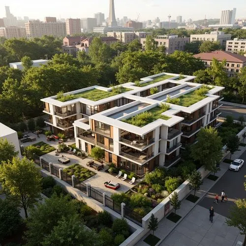 Postmodernism Style Housing Design Ideas Using Fiber-Cement Material in Maroon Color by the Riverbank